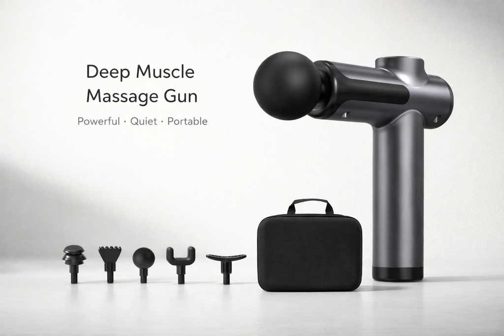 Lenovo Elite Pro Wireless Fascia Massager Gun Professional Muscle Recovery • Silent Power • Premium Design