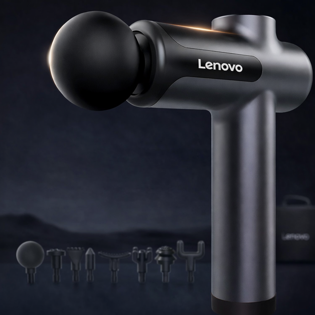 Lenovo Elite Pro Wireless Fascia Massager Gun Professional Muscle Recovery • Silent Power • Premium Design