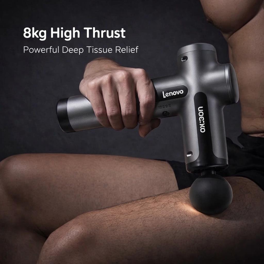 Lenovo Elite Pro Wireless Fascia Massager Gun Professional Muscle Recovery • Silent Power • Premium Design