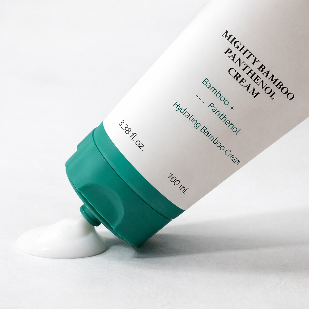Purito Bamboo Essence Cream Soothing Moisturizing Repair Skin Barrier Minimizing Fine Lines Panthenol Intensive Facial Care