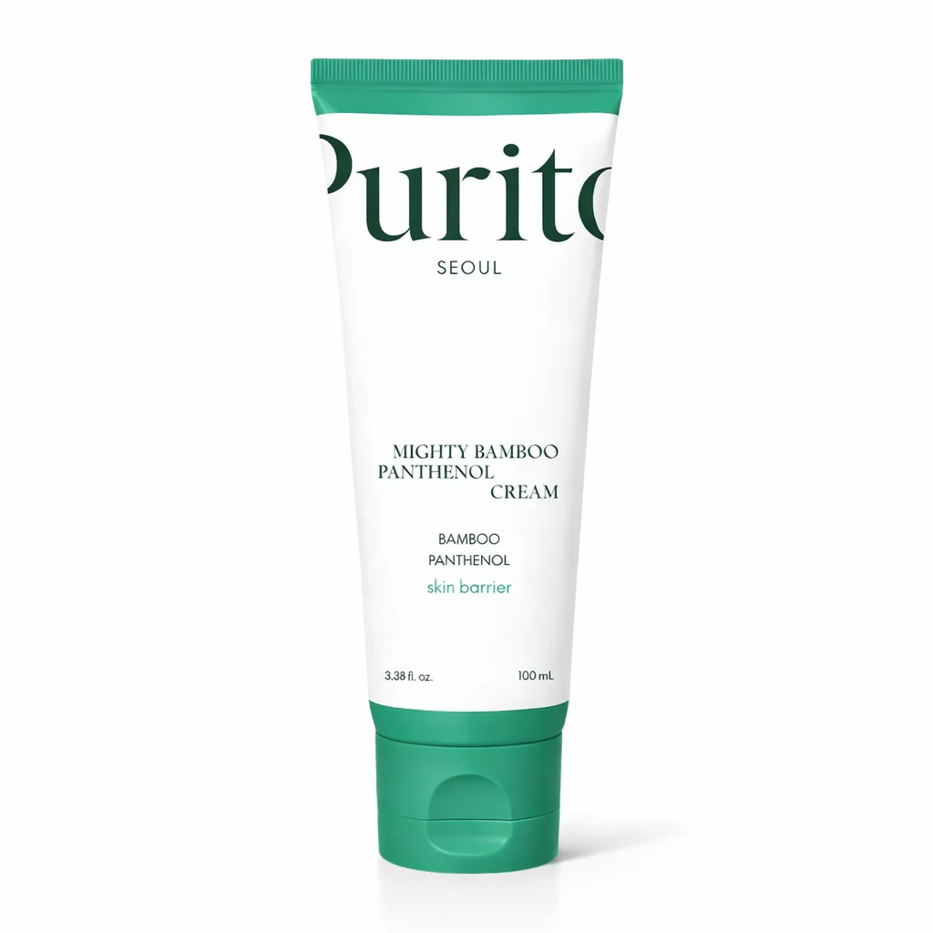 Purito Bamboo Essence Cream Soothing Moisturizing Repair Skin Barrier Minimizing Fine Lines Panthenol Intensive Facial Care