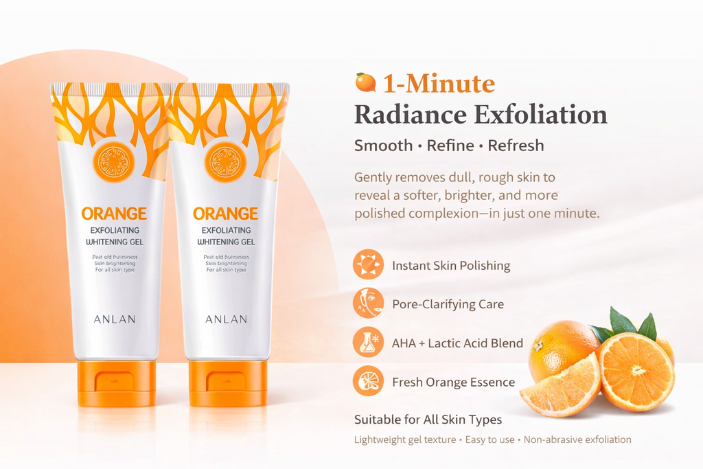 Orange Radiance Exfoliating Gel

Gentle Brightening • Hydrating Renewal • Silky Peeling Care