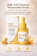 Luuminous Skin Serum – Niacinamide + Turmeric + Kojic Acid | Brightening, Soothing & Moistre Lock”