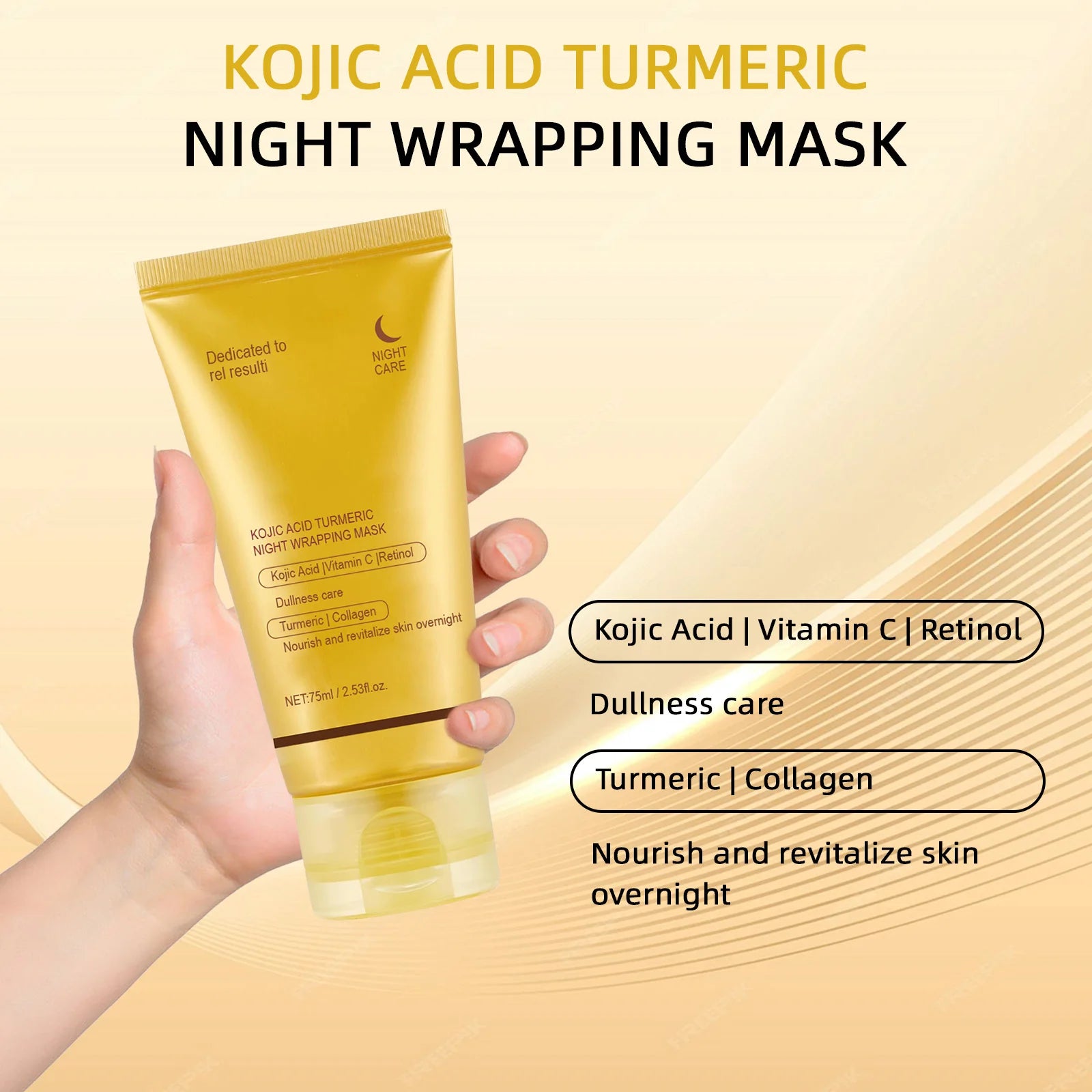 Kojic Acid Turmeric Night Facial Mask